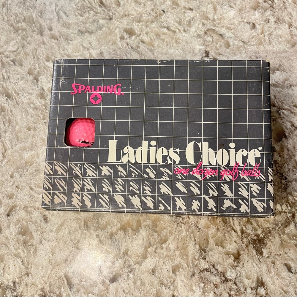 Spalding Ladies Choice Pink Golf Balls